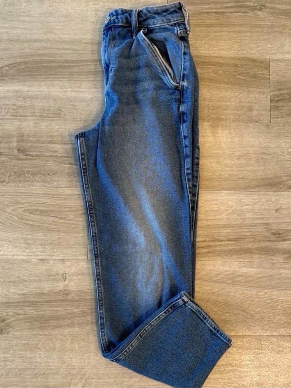 Hollister Straight Fit Dark Blue Men's Jeans